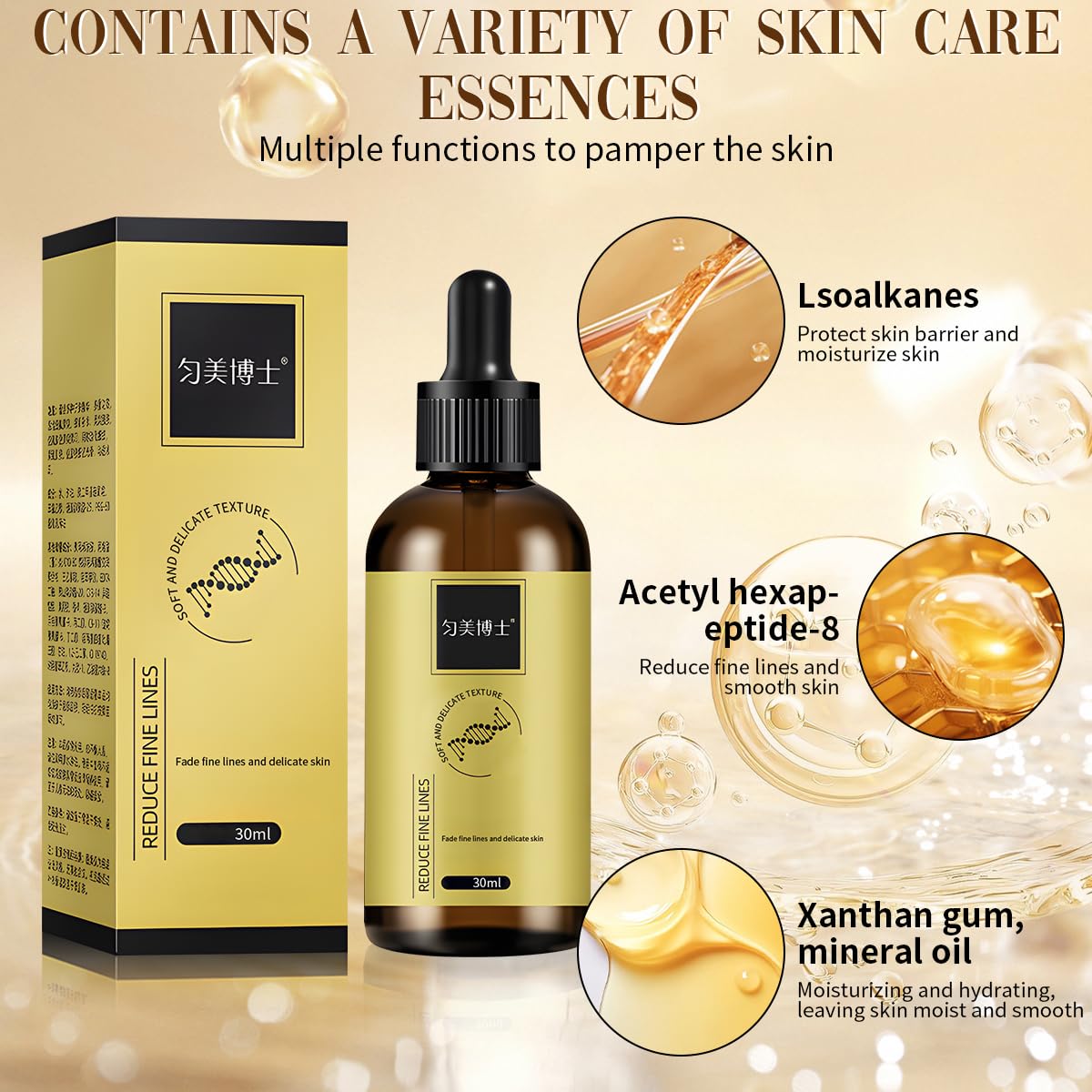 3 Pcs Anti-wrinkle Firming Serum, Anti-Aging Essence, Firm and Plump Face Serum, Anti-Aging & Wrinkles Lifting & Firming Essence, Hydrate & Moisturize, Reduce Fine Lines And Wrinkles-BrightBean Baby