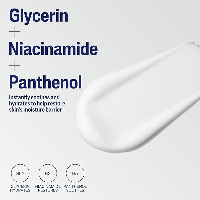 Cetaphil Face & Body Moisturizer, Hydrating Moisturizing Lotion for All Skin Types, Suitable for Sensitive Skin, NEW 8 oz Pack of 3, Fragrance Free, Hypoallergenic, Non-Comedogenic-BrightBean Baby