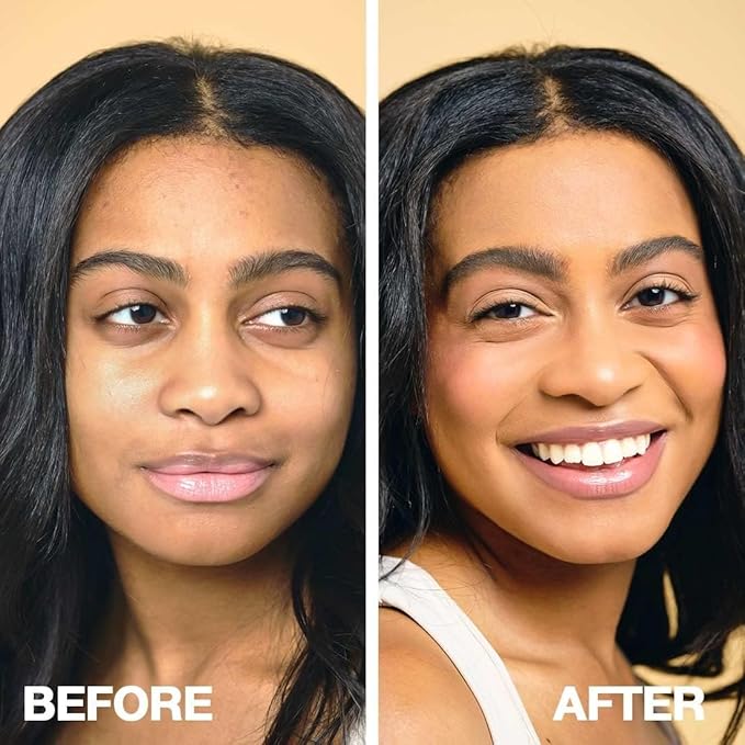 Palladio Full-Coverage Color Correction CC Cream, Oil-Free with Peptides & Vitamin C, Best for Correcting Redness and Uneven Skin Tone, Buildable Foundation Coverage (Tan 41N)-BrightBean Baby