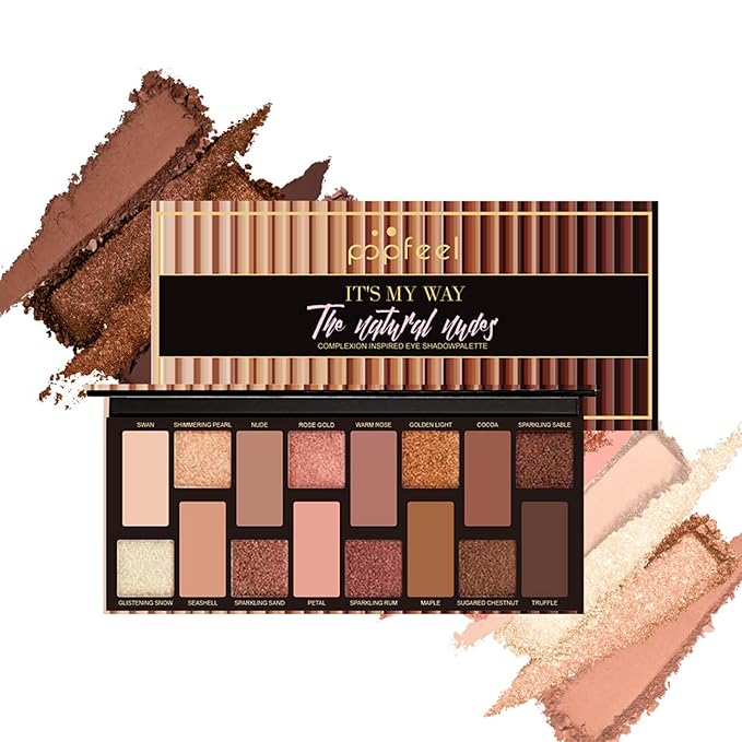 All in One Makeup Kit for Women Full Kit, Kit de Maquillaje para Mujer Included 16 Colors Eyeshadow Palette, Brushes, Mascara, Eyeliner, Lipstick Palette, Contour Stick-BrightBean Baby