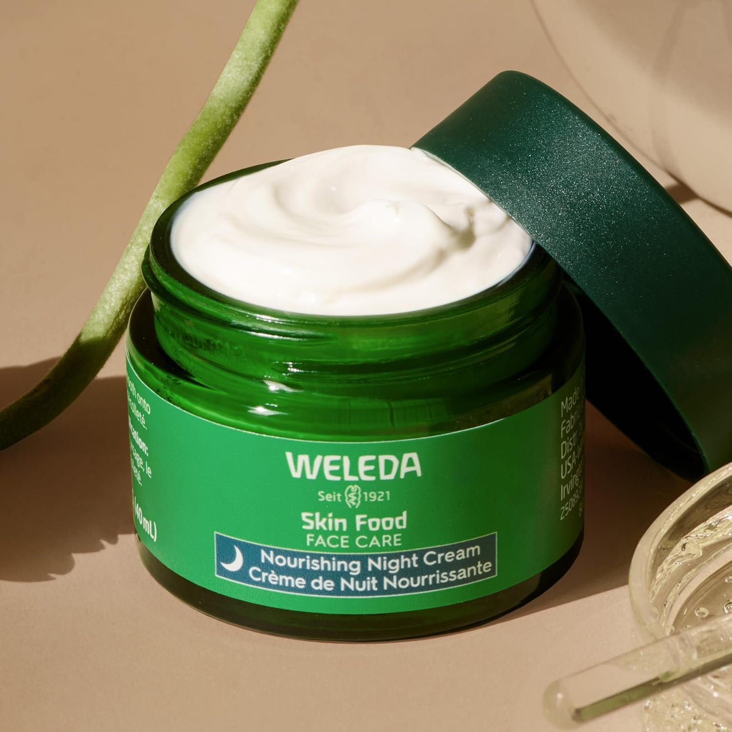 Weleda Skin Food Face Care Nourishing Night Cream, 1.3 Fluid Ounce, Plant Rich Moisturizer with Sacha Inchi Oil, Cica and Squalane-BrightBean Baby
