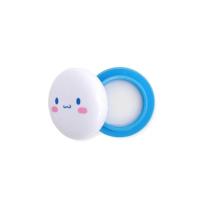 The Crème Shop x Sanrio Hello Kitty Macaron Lip Balm (Cinnamoroll) Korean Cute Scented Pocket Portable Soothing Advanced Must-Have on-The-go-BrightBean Baby