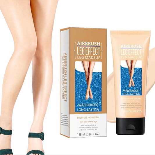 Leg Makeup Waterproof No Transfer, Leg Vein Cover up Makeup for Varicose Veins Waterproof Black Skin, Leg and Body Scar Cover up Makeup for Tattoo Cover Up, Long Lasting Body Foundation (1#, 4oz)-BrightBean Baby
