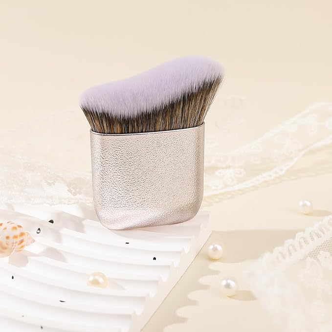 docolor Self Tanner Brush Body Makeup Brush for Flawless Face and Body Makeup, Sunless Tanner Blending Brush Body Brush for Self Tanner, Bronzer, Foundation, Vegan & Cruelty Free-BrightBean Baby