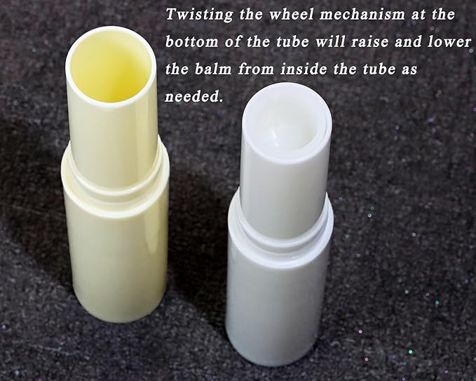 0.14oz Empty Flavored Lip Balm Container Tubes Plastic Homemade Moisturizing Lip Stick with Caps Bulk Fit for Women Adult DIY Making Supplies, 25 Count (Multicolor)-BrightBean Baby