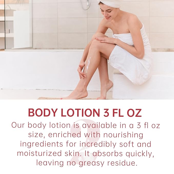 Bath Gift for Women and Girls, Japanese Cherry Blossom Spa Set With Natural Extracts, 3PCS Set - Shower Gel, Lotion, Mist, Personal Self Care Kit, Body Care Travel Set-BrightBean Baby