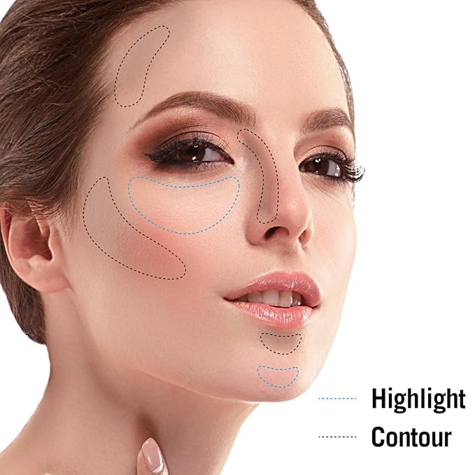 Sistar Shimmer Contour Palettes Define Natural Depth Lighten Darken Shading Bronzing And Highlighting-BrightBean Baby