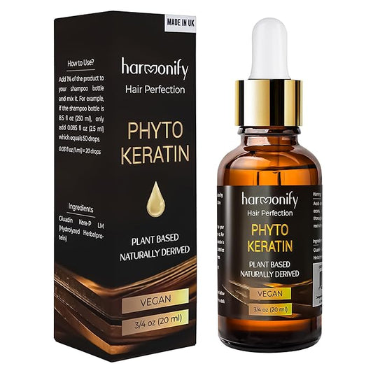 Pure Phyto Keratin Serum, Nourishing and Reviving Damaged Hair and Scalp, Natural, Vegan Phyto Hair Products, Thicker and Healthier Hair in 90 Days, All Hair Types-BrightBean Baby