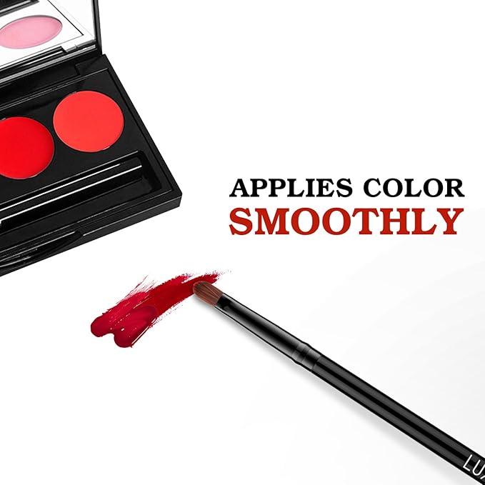 Luxspire Lip Brush Concealer Brushes 2 Pieces, Lipstick Gloss Brushes Applicators Eyeshadow Lip Liner Makeup Brush Cosmetics Make Up Tools, Small Make Up Brushes-BrightBean Baby