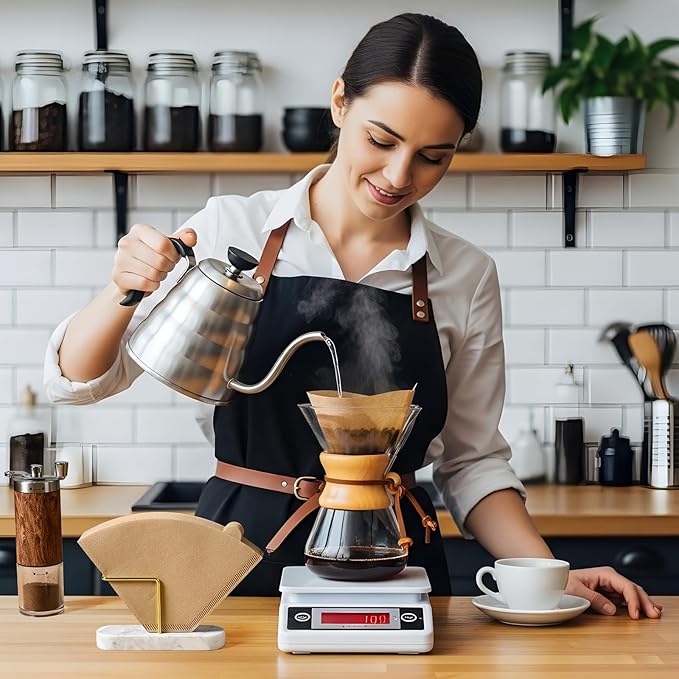 #4 Cone Coffee Filters 8-12 Cup, 400 Count Unbleached Natural Coffee Paper Filters, No Blowout, Disposable Coffee Filter for Pour Over and Drip Coffee Maker