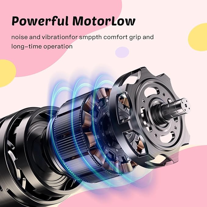 Electric Foot Callus Remover & Nail File - Electric Callus Remover for Feet, 9 Adjustable Speeds, 1800mAh Rechargeable, Portable Aluminum Body w/Type-C Charging for Home & Travel (Black)-BrightBean Baby