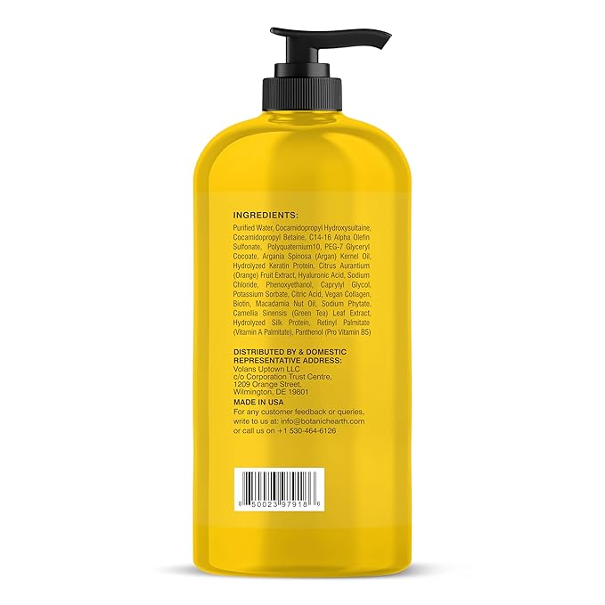 Botanic Hearth Keratin Shampoo | With Argan Oil, Collagen & Biotin | Best For Dry Damaged, Fizzy & Color Treated Hair | Hair Thickening & Sulfate Free | 16 Fl Oz (Pack Of 1)-BrightBean Baby
