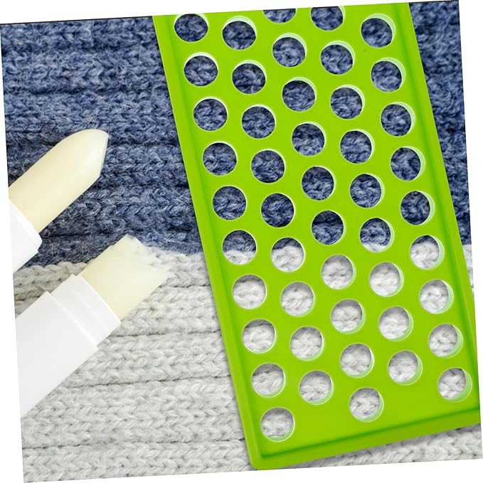 50 Lipstick Filling Mold Lip Balm Filling Spatula Lip Gloss Tray Labels for Tubes Lip Tubes Stand Tray Lip Balm Container Tray Lip Treatment Kit Diy Kit Supplies Manual Plastic-BrightBean Baby