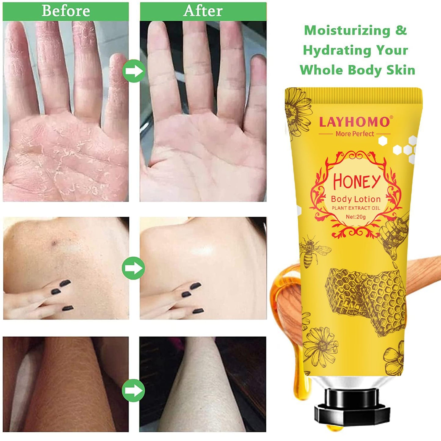 20 Pack Mini Body Lotion Gift Bulk for Dry Skin,Travel Size Small Body Cream With Shea Butter Natural Fragrance Moisturizing Body Lotion for Women Men,Stocking Stuffers Christmas Thank You Gift-BrightBean Baby