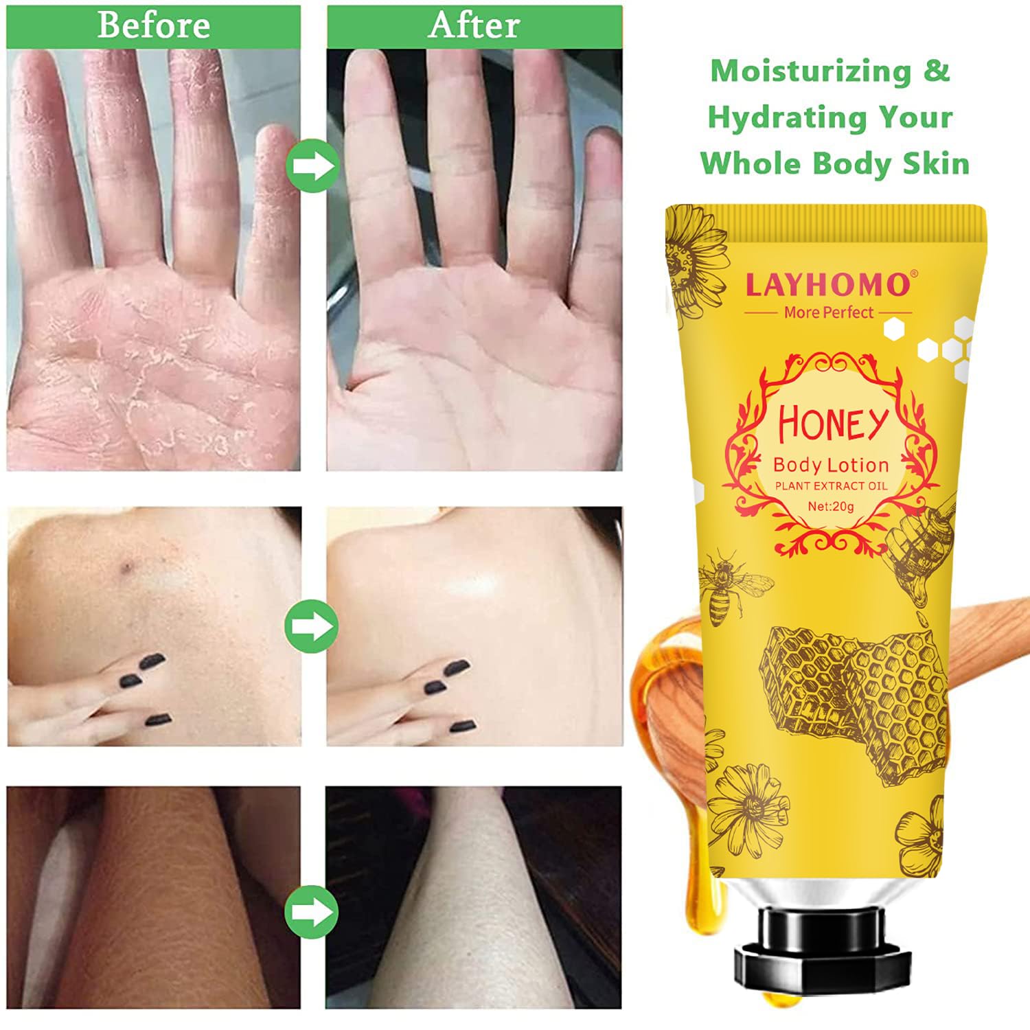 20 Pack Mini Body Lotion Gift Bulk for Dry Skin,Travel Size Small Body Cream With Shea Butter Natural Fragrance Moisturizing Body Lotion for Women Men,Stocking Stuffers Christmas Thank You Gift-BrightBean Baby