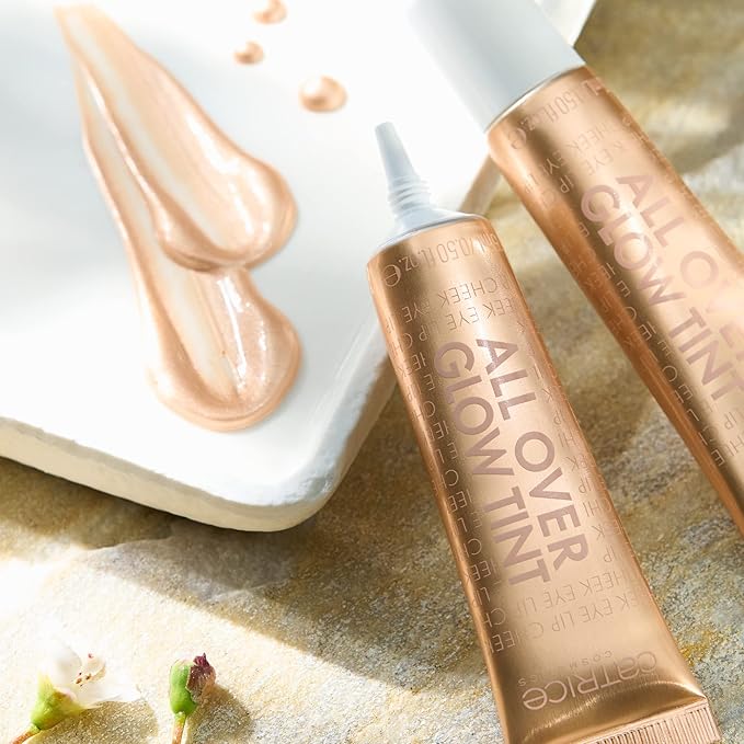 Catrice | All Over Glow Tint | Multi-Use Liquid Highlighter | Eyes, Cheeks, Lips & Body |WIth Vitamin C & Niacinamide, | Long-lasting & Lightweight | Vegan & Cruelty Free (030 | Sun Dip)-BrightBean Baby