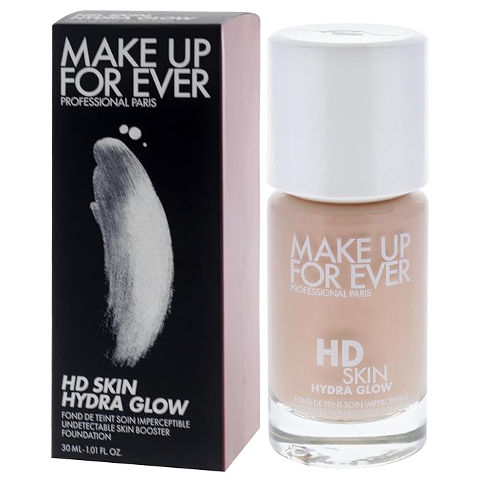 HD Skin Hydra Glow - 1R12 Cool Ivory by Make Up For Ever for Women - 1 oz Foundation-BrightBean Baby