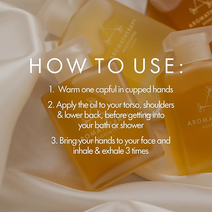 Aromatherapy Associates Revive Evening Bath and Shower Oil – Natural Hydrating Oil with 3 Essential Oils to Refresh Mind, Body, and Spirit (1.86 oz)-BrightBean Baby