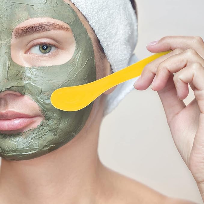 Healifty 10 Pcs makeup spatula plastic makeup DIY Accessories Facial Cream Spatulas Cream Spoon DIY Makeup Spatula small spoons Spatula Premium makeup spatula tool 15c cosmetic applicator-BrightBean Baby