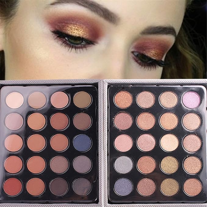 Pure Vie All In One Makeup Palette Gift Set Including 94 Eyeshadow, 12 Concealer, 3 Pressed Powder, 12 Lip Gloss, 3 Blush, 8 Eyebrow Powder - Harmony Makeup Contouring Kit for Salon and Daily Use #N4-BrightBean Baby