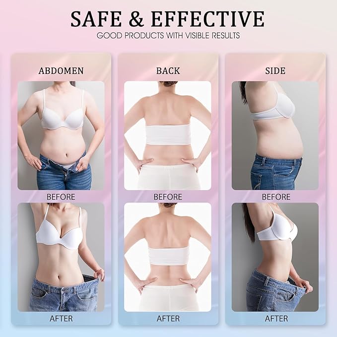 B Flat Belly Firming Cream - Moisturizing, Lifting, Firming for Stomach, Thighs and Butt, Body Lotion gift for Women and Men, 125 ML +5 ML-BrightBean Baby