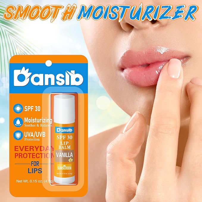 25 Pcs Sunscreen Lip Balms Bulk SPF 30 Lip Balms Stick with Sunscreen Employee Staff Appreciation Gifts Bulk Team Coworkers Christmas Party Gifts for Outdoor Travel Beach-BrightBean Baby