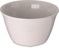 Carlisle FoodService Products Dallas Ware Reusable Plastic Bowl Bouillon Cup Bowl for Home and Restaurant, Melamine, 8 Ounces, Bone, (Pack of 24)