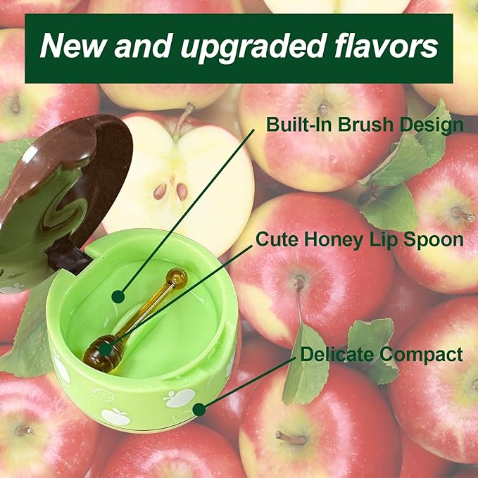 1PCS Bee Lip Balm Honey Pot, Moisturizing Lip Balm Overnight Lip Sleeping Mask Lip Scrubs Exfoliator, Hydrating Prevention Dry and Crack Lips, Lip Repair Nourishes the Lip Skin-BrightBean Baby