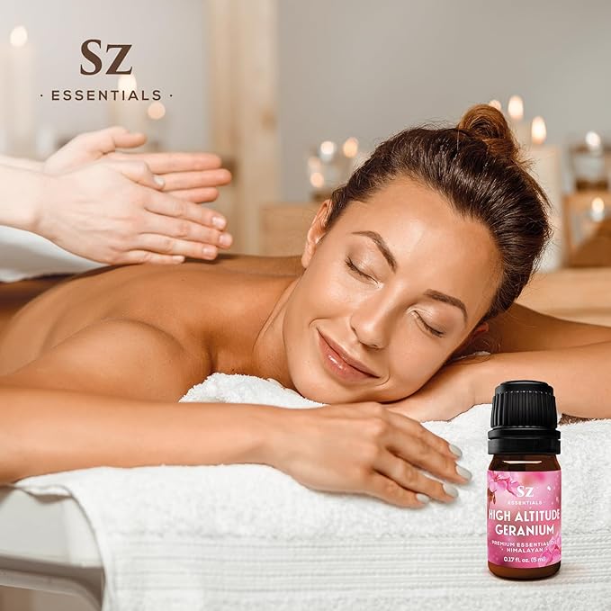 High Altitude Geranium Essential Oil – 100% Pure & Natural, Grown in The High-Altitude – Aromatherapy, Home Use – Therapeutic Grade & Vegan – 5 mL-BrightBean Baby