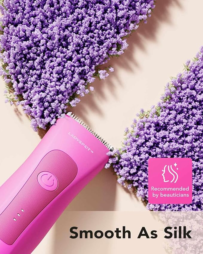 LADYSPOT™ Hair Shaver for Women, Shaving Sets with 3 Gurad and Replaceable Ceramic Blade Heads, No Nick, No Cut, No Razor Burn, Waterproof Wet/Dry, 90 Minutes Shaving (Women-Rosered-Version)-BrightBean Baby