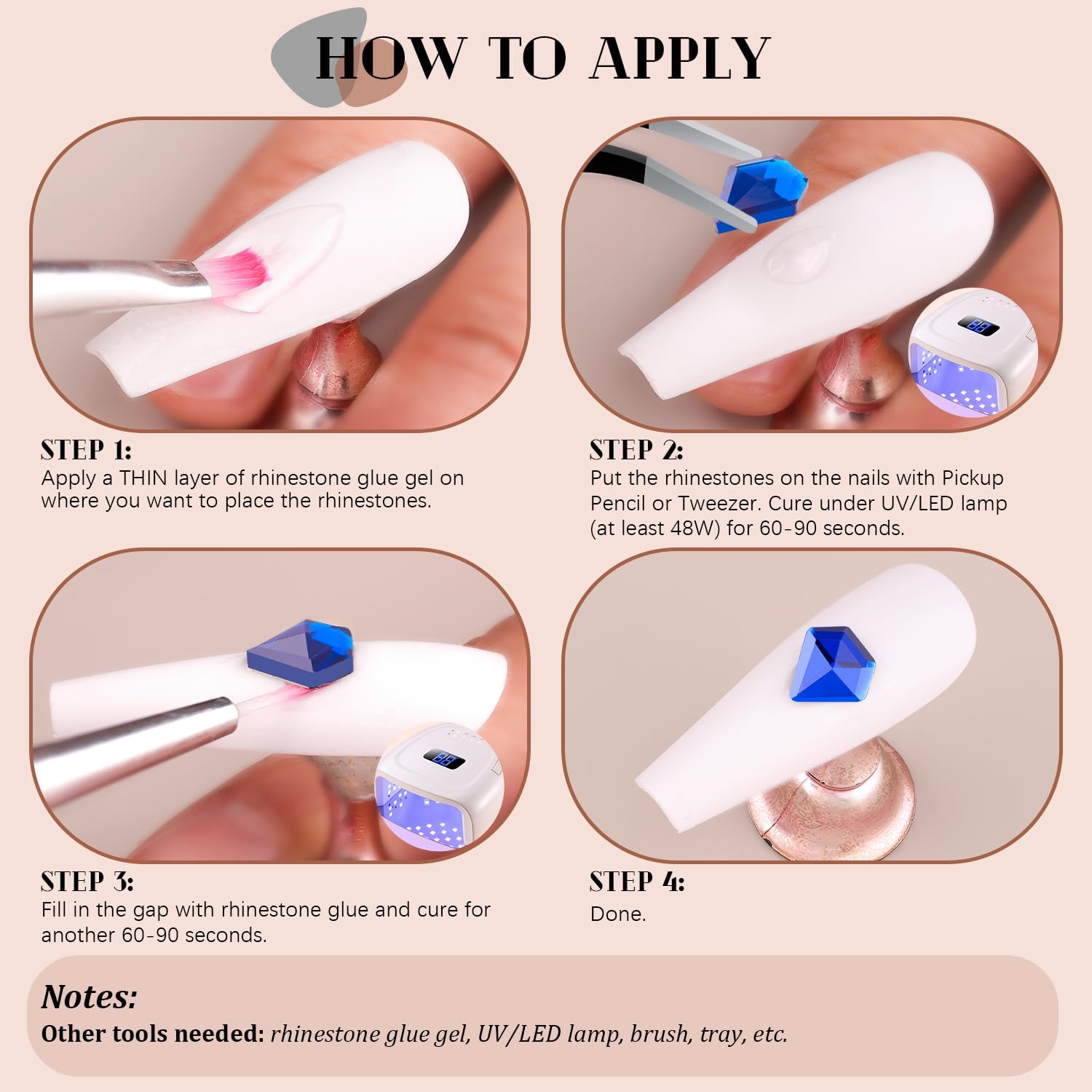 2680Pcs Royal Blue Glass Nail Rhinestones 120Pcs Multi Shapes Flatback Nail Gems + 2560Pcs 1.5-4mm Round Crystal, Manicure Nail Charms Diamond Gemstones for Acrylic Nails Decoration-BrightBean Baby