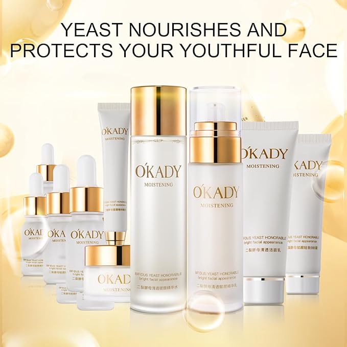 O'KADY Anti Aging Skin Care Sets Gentle Skin,Care Travel Kit,cleanser,Toner, Face Serum,Eye Cream,Face Cream Facial Skin Care Sets & Kits for Wife Mom Women Girl Valentine's Day (12 Piece)-BrightBean Baby