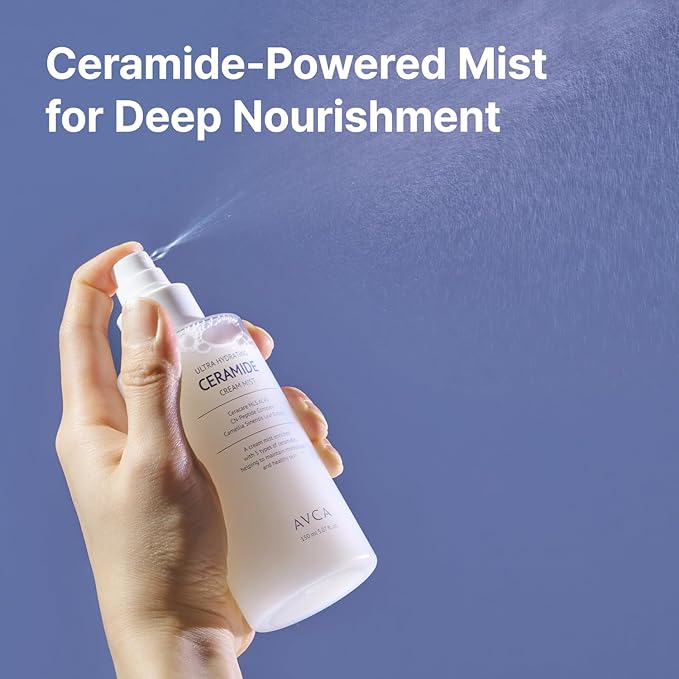 AVCA Ceramide Cream Mist for Deep Hydration and Dewy Glow 5.07 oz-BrightBean Baby