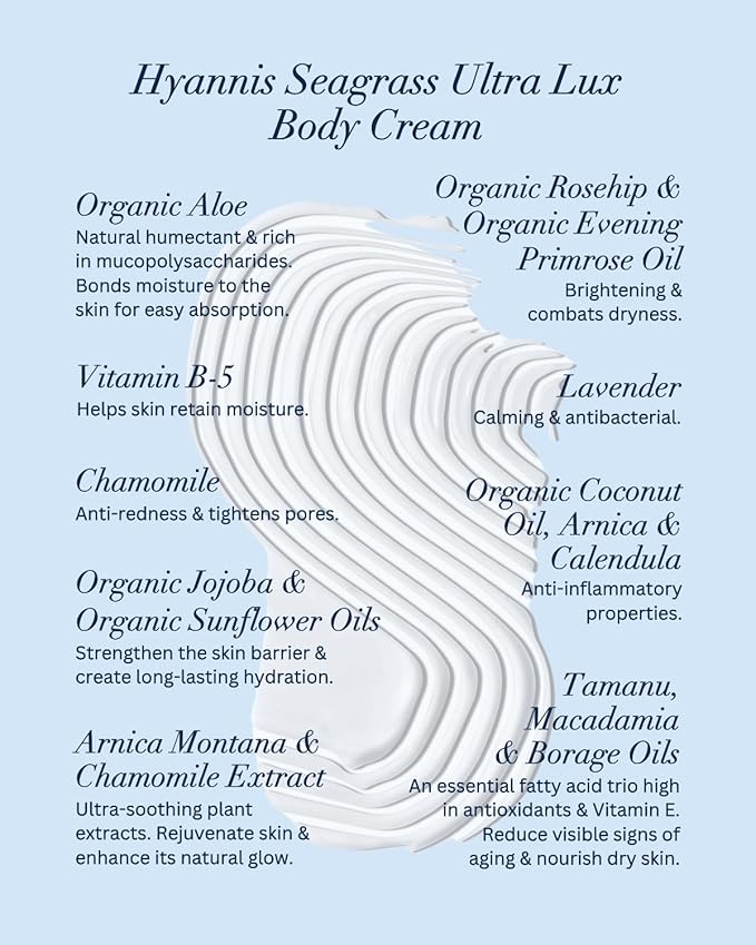 Hines+Young Travel Tins Gift Set - 4 oz Body Cream, 2 oz Linen Spray, Natural Lip Balm - Skin Care and Refreshing Home Fragrance, Ideal Self-Care Gift Set (Pack of 3, Hyannis Seagrass)-BrightBean Baby