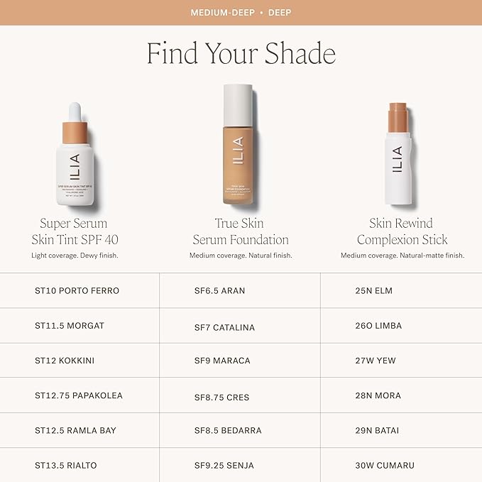 ILIA - Skin Rewind Complexion Stick - Foundation + Concealer + Skincare | Non-Toxic, Vegan, Cruelty-Free, Clean Makeup (26O - Limba, 0.35 oz | 10 g)-BrightBean Baby