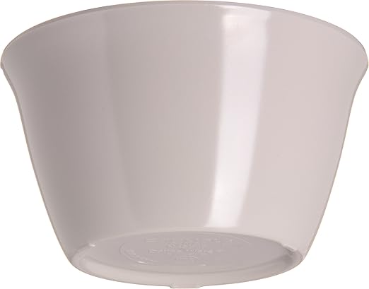 Carlisle FoodService Products Dallas Ware Reusable Plastic Bowl Bouillon Cup Bowl for Home and Restaurant, Melamine, 8 Ounces, Bone, (Pack of 24)