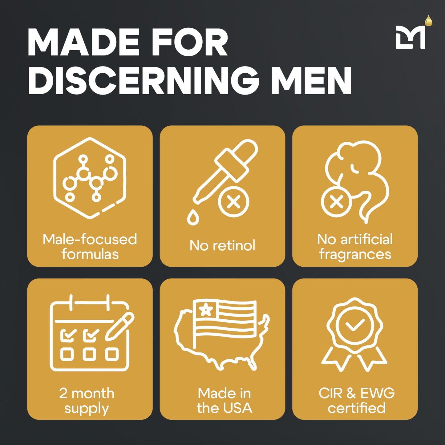 Titan Golden Anti-Aging Mens Skin Care Kit – Wash, Face Serum, Mens Face Moisturizer – Men, Skin Care Set – Dark Spots, Wrinkles, Fine Lines – Vitamin C, Peptides, Niacinamide, HA – Unscented-BrightBean Baby