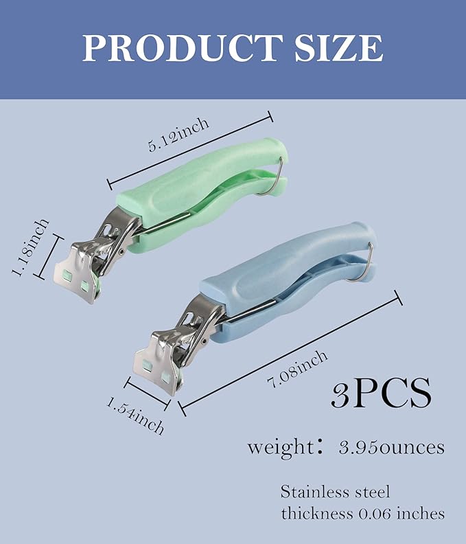 Stainless Steel Anti-Scalding Hot Bowl Dish Plate Gripper Clips Tongs Clamp Holder for Moving Hot Plate or Bowls with Food Out from Instant Pot Microwave Oven (3, Blue, Green, Pink)