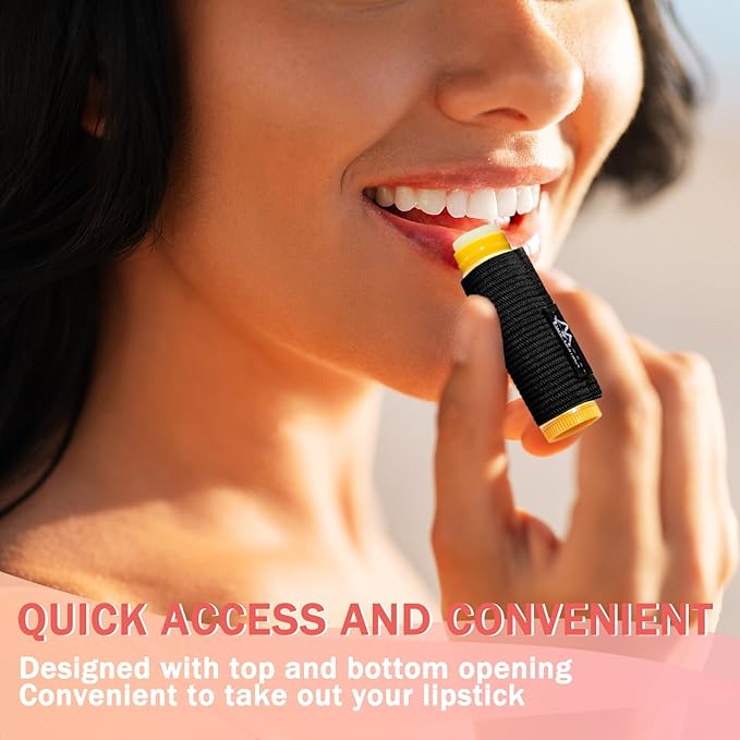 WK IEASON Lip Balm Holder Keychain Bulk Chapstick Holder Key chain-BrightBean Baby