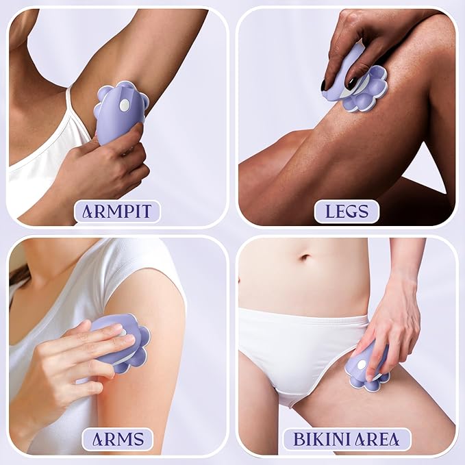 7D Electric Razor for Women: Fast & Painless Full-Body Shaver for Legs & Face – Waterproof Hair Remover with Light & Travel Cover – Wet/Dry Use, Smooth Close Shave, Birthday Mother’s Gift-BrightBean Baby