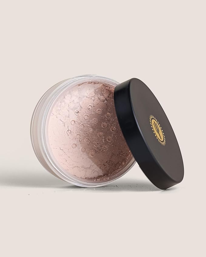 Quick-Dry Powder Kit l Removes Sticky, Tacky Feeling l Hydrates Skin l Includes Powder & Brush l Dermatologically Tested, Vegan-Friendly, Talc-Free l All Skin Types l 1oz-BrightBean Baby