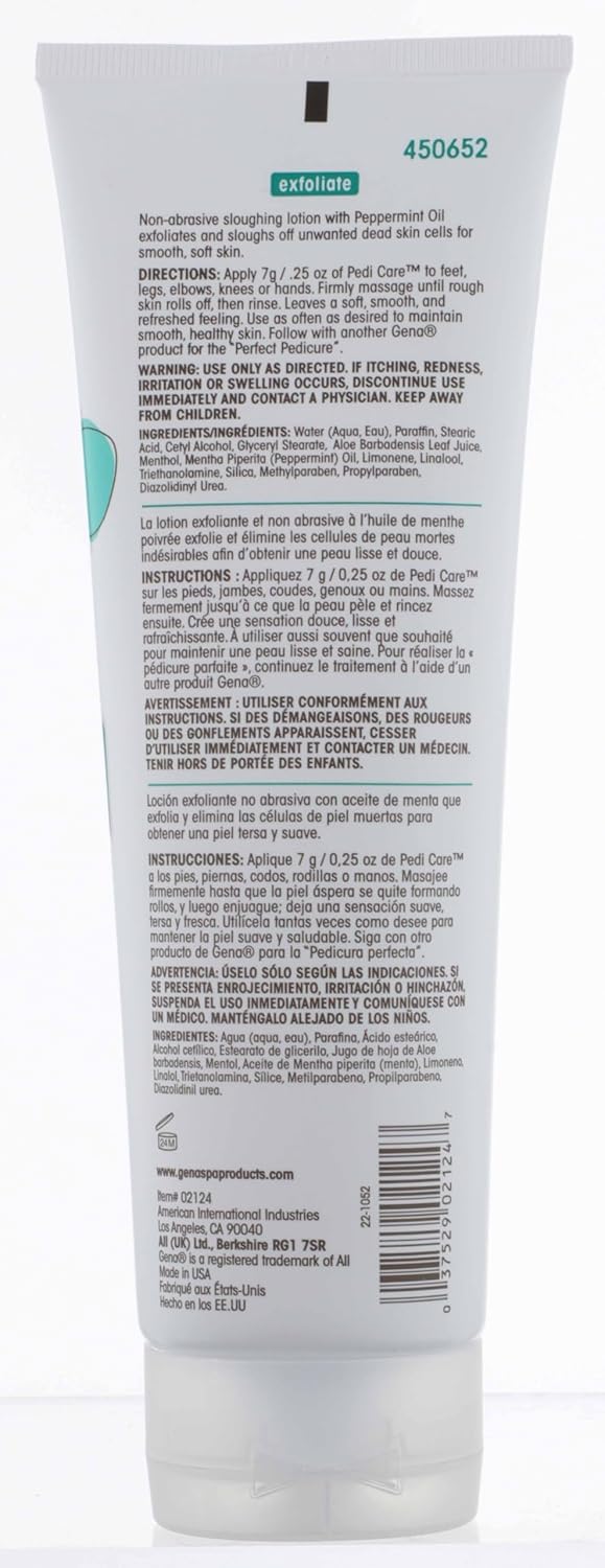 Gena Pedi Care Lotion with peppermint oil 8.5-Ounce, 1 Count-BrightBean Baby