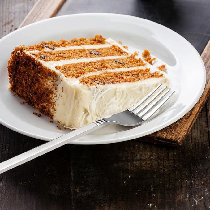 12-Piece Stainless Steel Dessert Forks, Small Fork