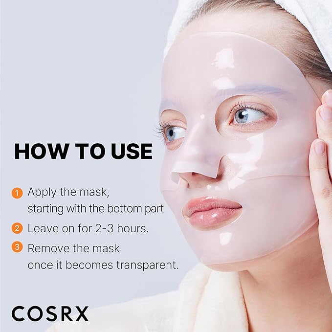 COSRX The Alpha-Arbutin Discoloration Care Hydrogel Face Masks Skincare 3 EA, Collagen Face Mask, Travel Essentials, Overnight Face Mask, Korean SkinCare-BrightBean Baby