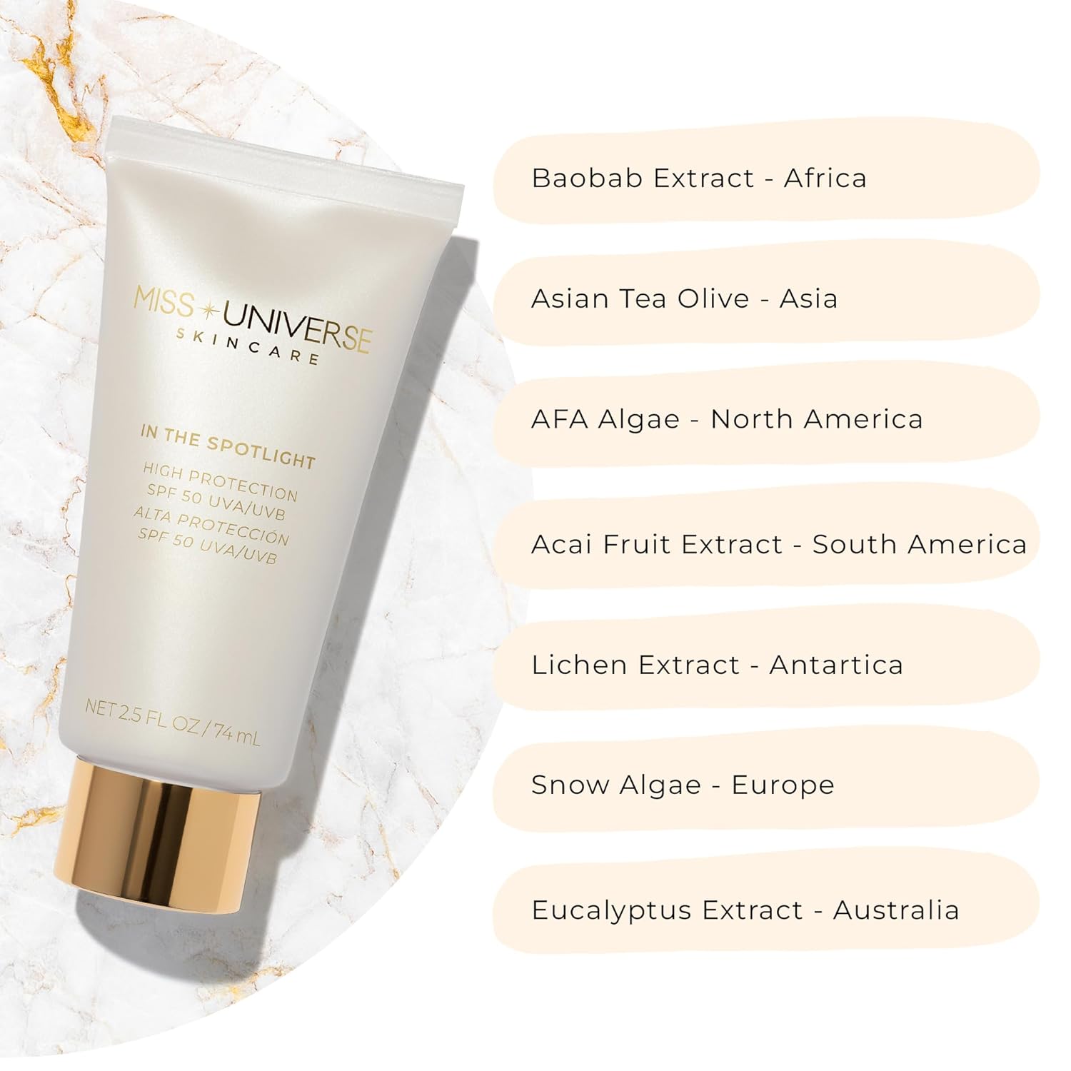 In The Spotlight SPF 50 Sun Protection and Skincare Enhancer, Facial Skin Care Product with Hyaluronic Acid, Sun Screen Protector for Faces, Personal Face Sunscreen Regimen-BrightBean Baby