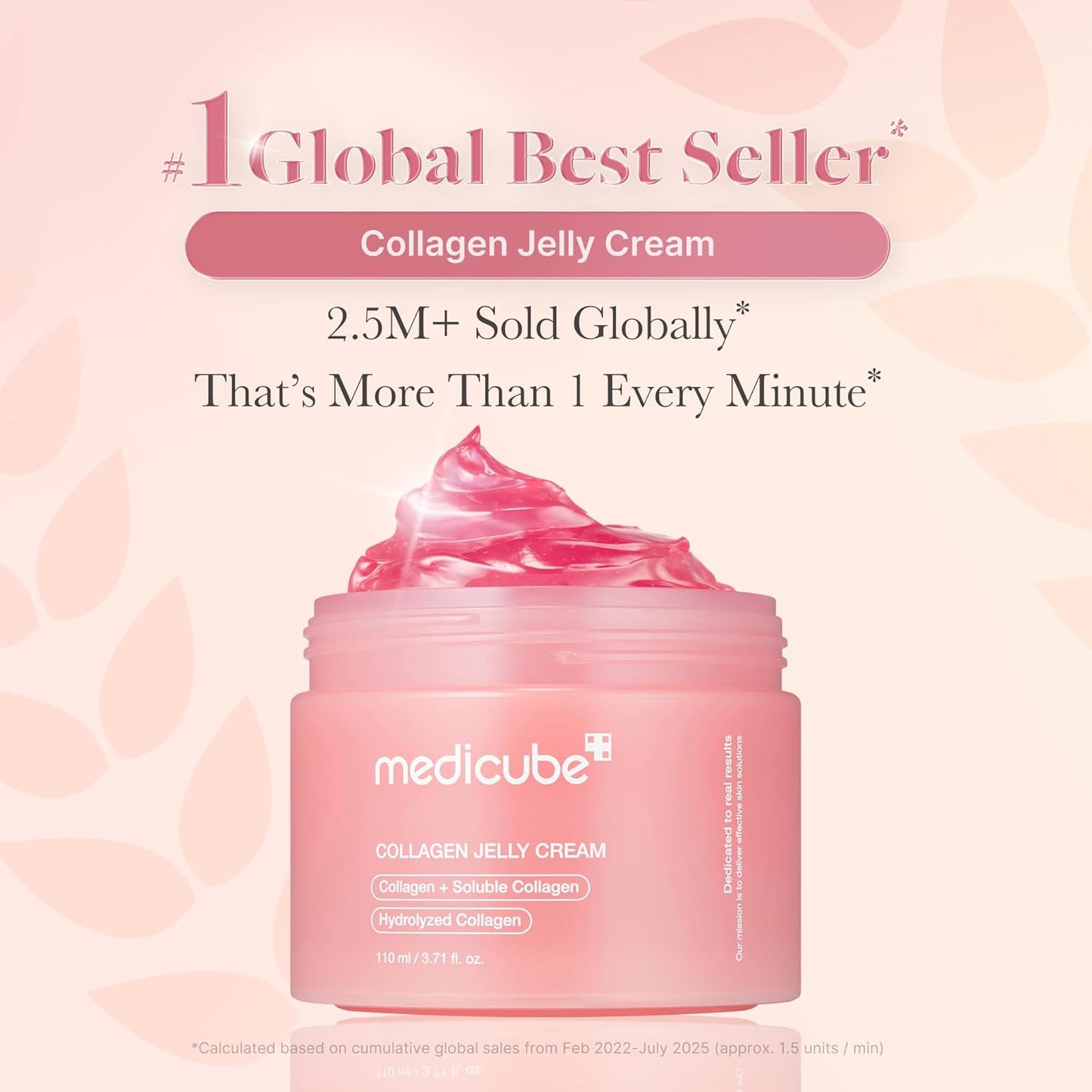 medicube Pink Skincare Set for Glass Glow Skin: Age-R Booster Pro Pink | 6-in-1 Real Glass Glow Beauty Massager and Collagen Jelly Cream- Niacinamide & Freeze-Dried Hydrolyzed Collagen 110ml-BrightBean Baby