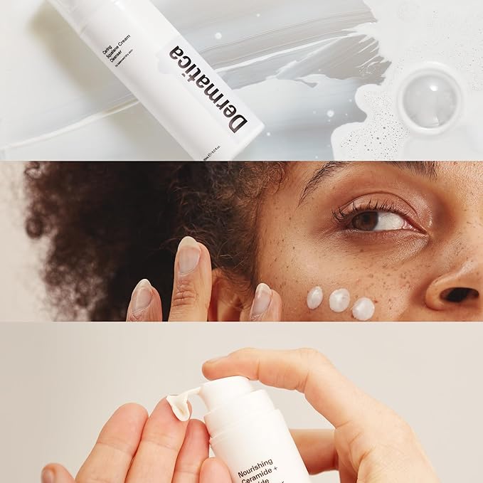 Dermatica Brightening & Barrier Repair Kit, Caring Squalane Cleanser (150ml), Clarifying Azelaic Acid 15% Cream (30ml), Nourishing Ceramide + Peptide Moisturiser (50ml)-BrightBean Baby