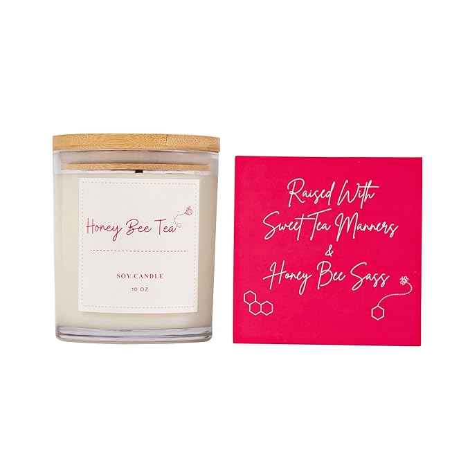 Honey Bee Tea™ Gift Set | Gifts for Women | 7 Piece Set | Hand Picked Beautifully Packaged | Luxury Spa Gift Featuring Naples Soap Company-BrightBean Baby