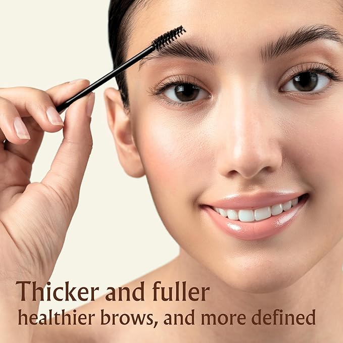 BodyJ4You Organic Castor Oil for Hair Growth: Natural Eyelashes Serum for Lashes and Eyebrows - Glass Bottle 1 Fl Oz-BrightBean Baby