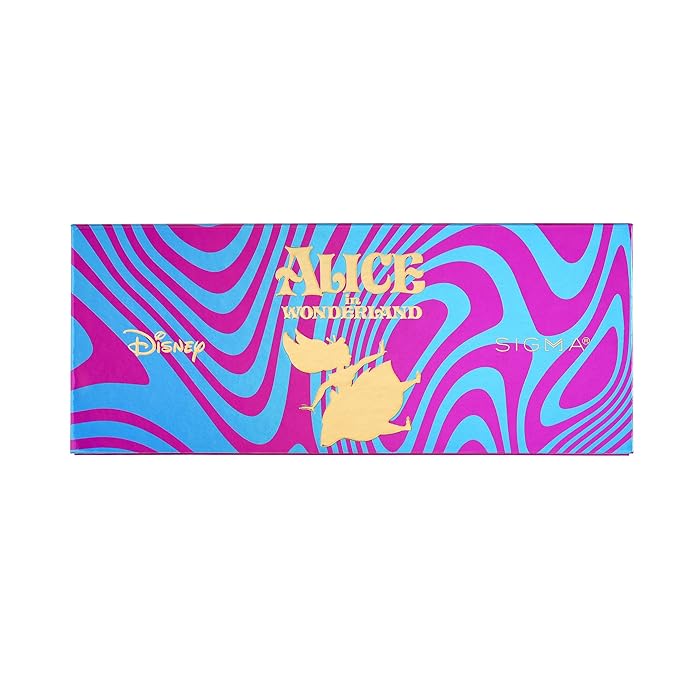 Sigma Beauty and Disney Eyeshadow Palette - Alice in Wonderland Eyeshadow Palette with 14 Hues - Matte, Shimmer and Metallic Eyeshadow Finishes - Highly Pigmented Eye Makeup Palette with Mirror-BrightBean Baby